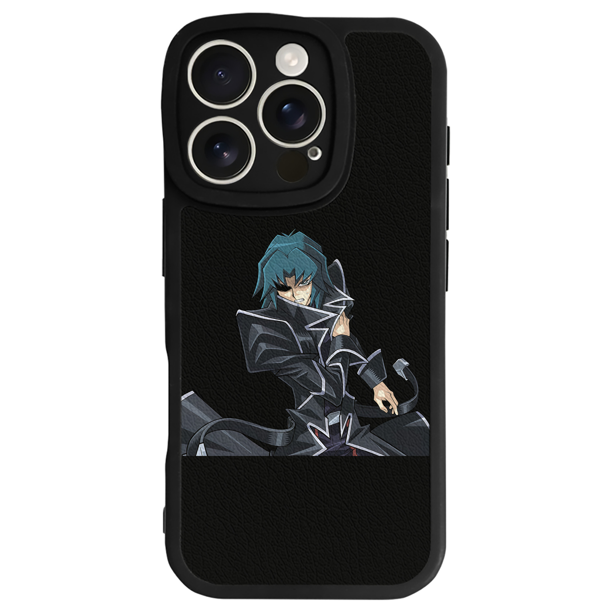 （画像用） 遊☆戯☆王 Yu-Gi-Oh! 【iPhone 16シリーズ対応】シリコンスマホケース（レザー調） 材質：シリコン